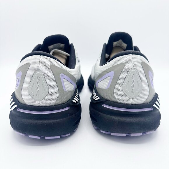 Brooks Adrenaline GTS 23 Running Shoes Gray Womens Size 11.5 B Lilac Gray Black - Picture 7 of 9